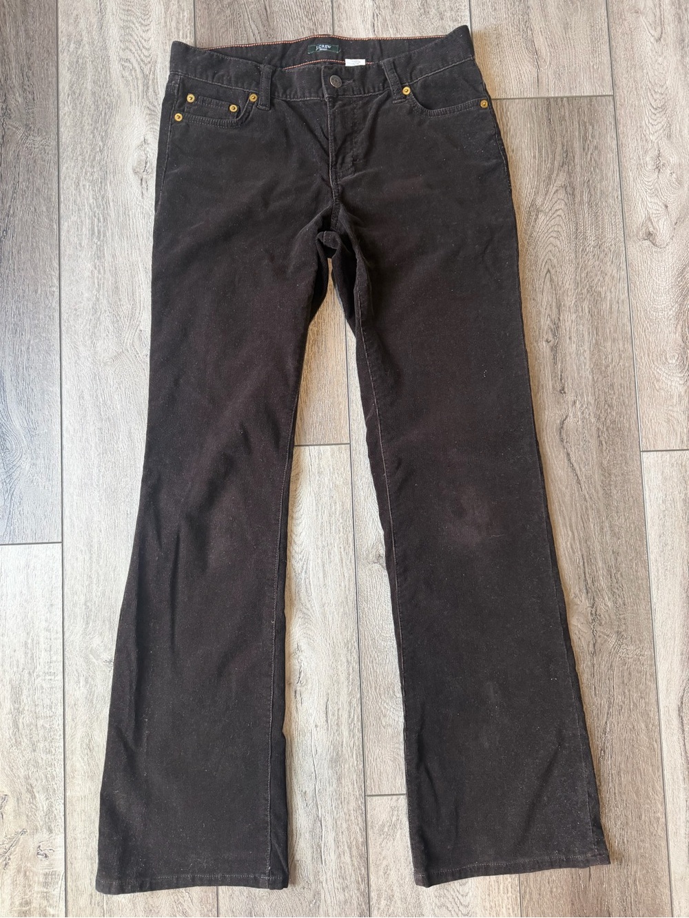J. Crew- Vintage Y2K Preppy Flare Brown Corduroy Pants- Perfect for Fall!